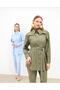 Emerald Belted Tunic and Pants Set - 7