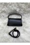 Women's Hand and Shoulder Black Bag