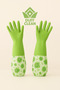 Standard L Size Hot Dishwashing Gloves Durable Waterproof Household Gloves - 4
