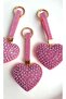Gift Zircon Stone Candy Pink Keychain - 2
