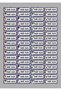 Astronaut Themed Waterproof Pen Sticker – 64 Pieces, 4.5X1.5 Cm, Tear-Resistant Name Sticker - 2