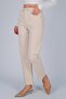 Women's Beige Cut-Out Jeans - 4