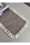 Ruffled Scalloped Vintage Oval Runner 45X140 cm - 6