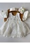 (5 Pieces) Newborn Baby Mawlid Dress Used between 0 and 4 Months Princess Baby Girl Dress - 2