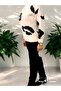 R&G Women's Hairy White Pearl Detail Sweater - 3