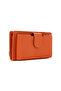 Genuine Leather Women's Wallet, with Phone Compartment |   Viva 3216 Orange - 2
