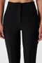 Women's Jeremy Tok Textured Ribbed Black Carrot Pants 5113 - 6