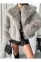 New Season Women's Premium Oversize Plush Fur Coat - 8