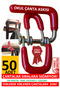 Spring-Loaded School Bag Hanger 50-Piece Pack Student Desk Hanger Children's Classroom Organizer Apparatus Organizer