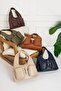 Women's Stylish Hand and Shoulder Bag with Zipper and Two Pockets on the Front - 2