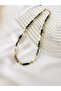 Real Pearl Jade and Citrine Natural Stone Women's Necklace - 5