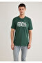 Istanbul Printed Green T-Shirt Regular Fit 0611789 -71580 - 2