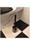 Pulmen Toilet Brush with Holder, Black (Pack of 2) - 4