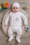 Newborn Baby Set Set of 5, Hospital Discharge Set, Baby Set, Soft Textured 100% Cotton