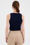 2275 Zero Sleeve Short Vest Navy - 5