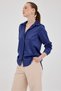 4057A Hidden Button Detail Shirt Navy