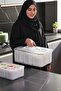 YAH XL Smart Kitchen Storage Boxes - Airtight Fridge & Pantry Organizers (6 Draining Baskets) - 8