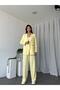 Women's Oversized Jacket Trousers Set Lined - 4