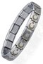 Moon Star Turkish Flag Italian Charm Unisex Steel Bracelet Scb55