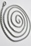 Thin Sports Model Men's Steel Necklace Chain Fox Tail 3mm 55cm Acb01K - 6