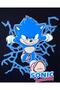 Boys Sonic Printed Crew Neck T-Shirt Pocket Shorts Set - 3
