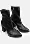 Women's Pointed Toe Boots Stretch High-Top Flexible Women's Heeled Boots - 5