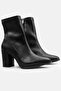 Women's Pointed Toe Boots Stretch High-Top Flexible Women's Heeled Boots - 3
