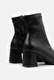 Women's Boots Blunt Toe Stretch Heeled Women's Boots - 7
