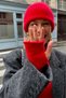 Unisex Ribbed Soft Basic Beret