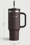 2 Moods Tuck-In Tumbler Leakproof Steel Thermos 900 ml Chocolate Plum St-238 - 8