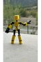 Mini 13 Aksiyon Figürü Robot Oyuncak 8cm Sarı