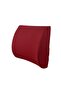 Car Lumbar Cushion, Car Lumbar Support Cushion Orthopedic Car Lumbar Cushion Burgundy - 2