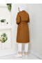 Double-Breasted Collar Belted Modest Trench Coat RC1103056 - 9