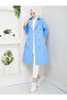 Double-Breasted Collar Belted Modest Trench Coat RC1103056