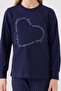 3050 Girl's Love Long Sleeve Pajama Set - 4