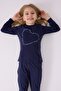 3050 Girl's Love Long Sleeve Pajama Set - 3