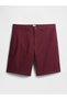 Erkek Bordo Essential Khaki Şort - 2