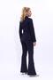 Clover Jacket & Spanish-Cuff Trousers Set-Navy Blue - 1027530 - 3