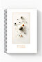 A5 Spiral Notebook 96 Pages Lined, Houmai Series Special Collection,Cardboard Cover - 2