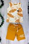 Leaf Patterned Shorts Baby Boy Children's Suit 2 Years Old, 3 Years Old, 4 Years Old, 5 Years Old - 2