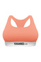 Women'S, Elastic Bustier Bra, Single, Salmon - 2