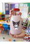 6 Pieces Kuromi Waterproof Sticker Non-Drip Red Lid Healthy Glass Milk Soft Drink Bottle Water Cup - 2