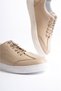 Genuine Leather 4500-Bj Beige Men's Sports Shoes & Sneakers - 2