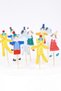 Multicolored child and animal themed 10-piece toothpick cake decoration set - 2