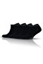 4-Piece Cotton Black Soft Elastic Sports Ankle Length Women's Booties Socks 2124
