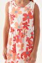 Girl's dress - salmon floral - 4
