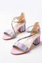 Girl's Velcro Stone Comfortable Evening Dress Shoes - 2