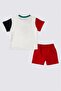 Baby Boy 2-Piece Short Sleeve T-shirt Set - Cream - 3