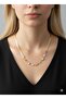 Thick Italian Chain Zircon Stone Steel Necklace - 3