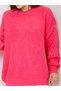Crew Neck Sleeve Detailed Knitwear Sweater Rc8009 - 7